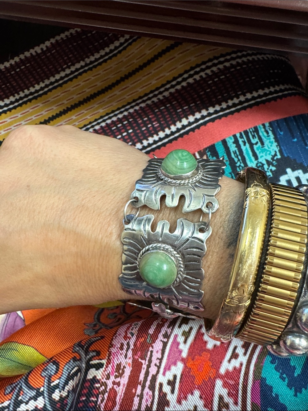 Taxco Silver link bracelet